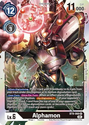 Alphamon [BT9-066] [X Record] - Trinity Hobby