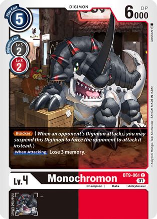Monochromon [BT9-061] [X Record] - Trinity Hobby