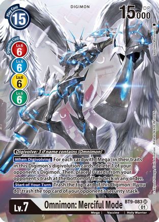 Omnimon: Merciful Mode [BT9-083] (Alternate Art) [X Record] - Trinity Hobby