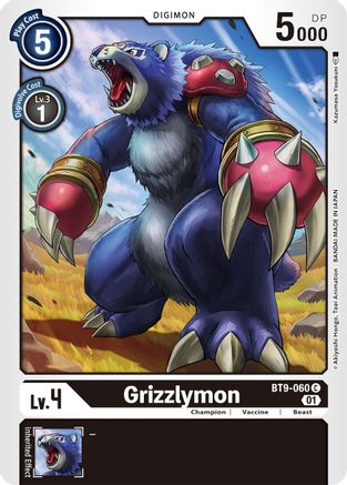 Grizzlymon [BT9-060] [X Record] - Trinity Hobby