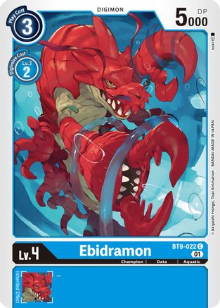 Ebidramon [BT9-022] [X Record] - Trinity Hobby