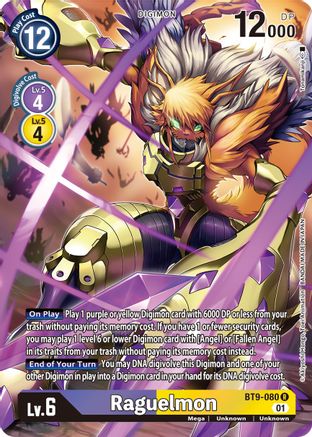 Raguelmon [BT9-080] (Art alternatif) [X Record] 