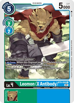 Leomon (X Antibody) [BT9-050] [X Record] - Trinity Hobby