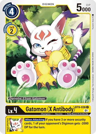 Gatomon (X Antibody) [BT9-036] [X Record] - Trinity Hobby