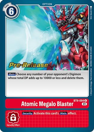 Atomic Megalo Blaster [BT9-094] [X Record Pre-Release Promos] - Trinity Hobby