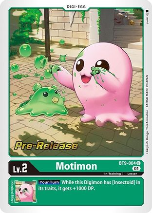 Motimon [BT9-004] [X Record Pre-Release Promos] - Trinity Hobby