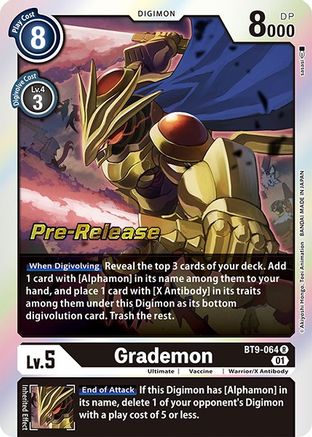 Grademon [BT9-064] [X Record Pre-Release Promos] - Trinity Hobby