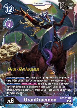 GranDracmon [BT9-079] [X Record Pre-Release Promos] - Trinity Hobby