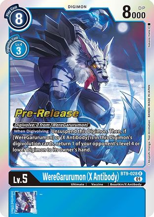 WereGarurumon (X Antibody) [BT9-028] [X Record Pre-Release Promos] - Trinity Hobby