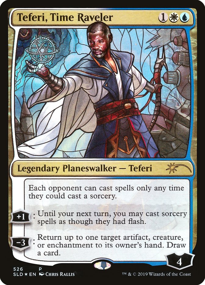 Teferi, Time Raveler (Stained Glass) [Secret Lair Drop Promos] - Trinity Hobby