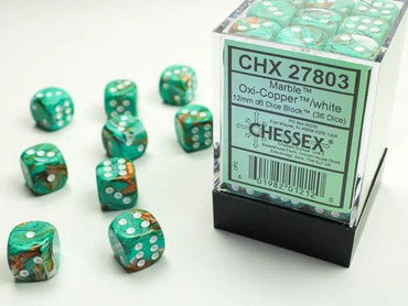 Marble: 36D6 Oxi-Copper / White - Trinity Hobby