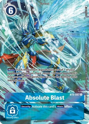 Absolute Blast [BT5-097] (Summer 2022 Dash Pack) [Battle of Omni Promos] - Trinity Hobby