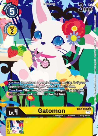 Gatomon [BT2-036] (Tamer's Card Set 2 Floral Fun) [Release Special Booster Promos] - Trinity Hobby