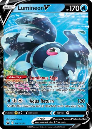 Lumineon V (SWSH250) [Sword & Shield: Black Star Promos] - Trinity Hobby