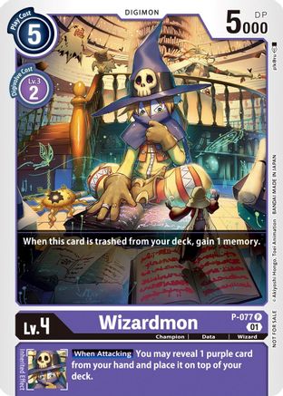 Wizardmon [P-077] (Update Pack) [Promotional Cards] - Trinity Hobby