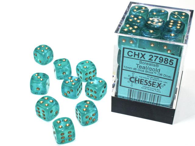 Borealis: 36D6 Teal / Gold Luminary - Trinity Hobby