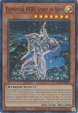 Elemental HERO Spirit of Neos [POTE-EN001] Super Rare - Trinity Hobby