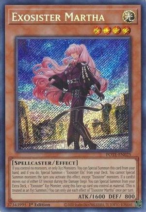 Exosister Martha [POTE-EN025] Secret Rare - Trinity Hobby