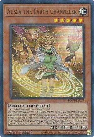 Aussa the Earth Channeler [POTE-EN032] Ultra Rare - Trinity Hobby
