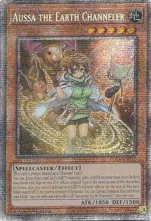 Aussa the Earth Channeler [POTE-EN032] Starlight Rare - Trinity Hobby