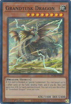 Grandtusk Dragon [POTE-EN033] Super Rare - Trinity Hobby