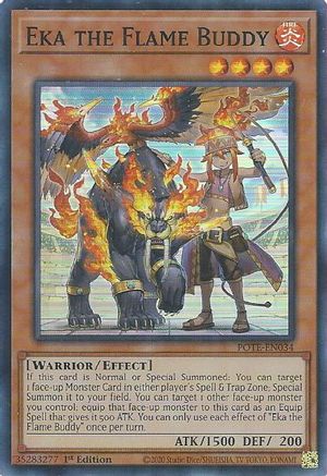 Eka the Flame Buddy [POTE-EN034] Super Rare - Trinity Hobby