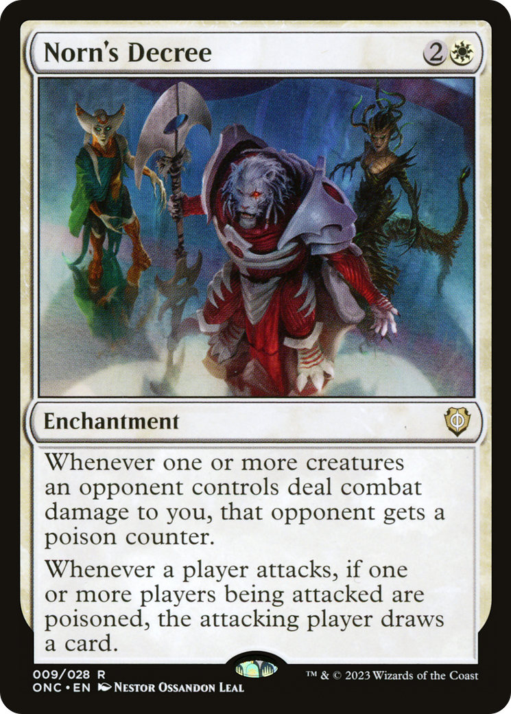 Norn's Decree [Phyrexia: All Will Be One Commander] - Trinity Hobby