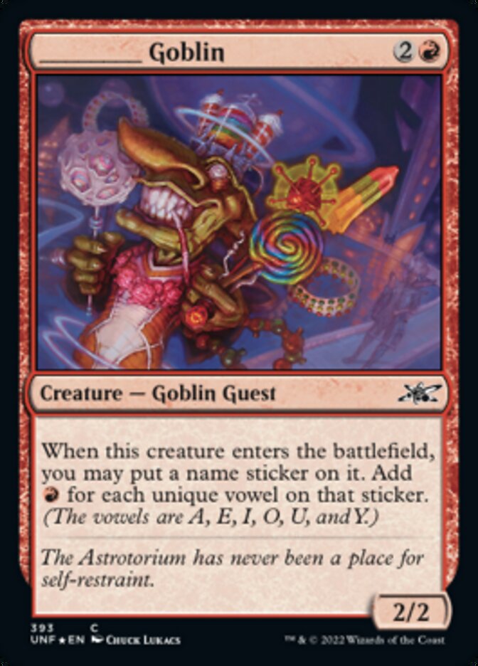 _____ Goblin (Galaxy Foil) [Unfinity] - Trinity Hobby