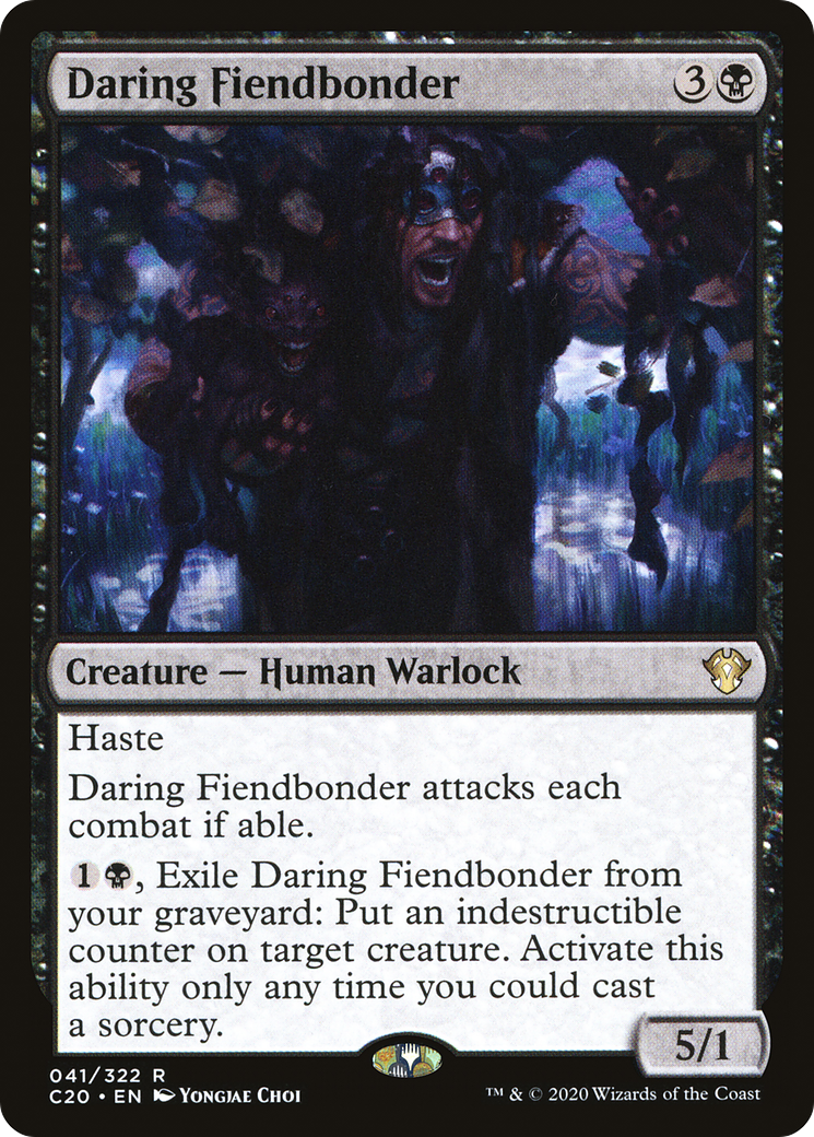 Daring Fiendbonder [Commander 2020] - Trinity Hobby