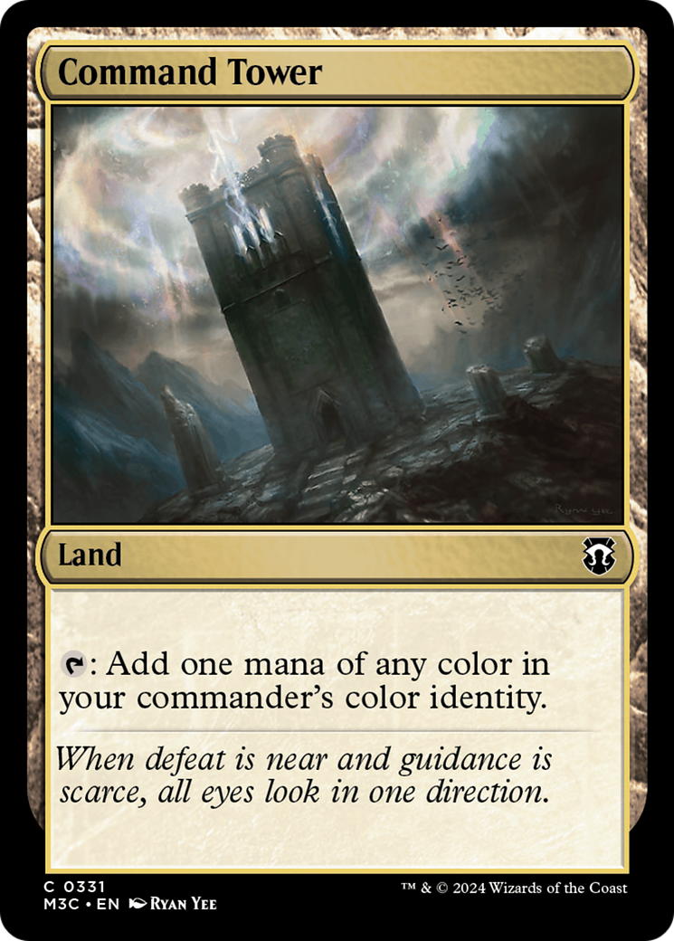 Command Tower  [Foil]  (M3C-331) - [Modern Horizons 3 Commander] - Trinity Hobby