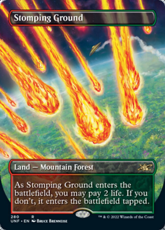 Stomping Ground (Borderless) [Unfinity] - Trinity Hobby