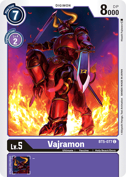 Vajramon [BT5-077] [Battle of Omni] - Trinity Hobby