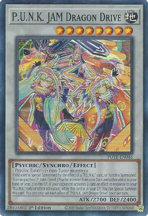 P.U.N.K. JAM Dragon Drive [POTE-EN046] Super Rare - Trinity Hobby