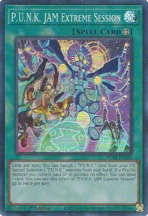 P.U.N.K. JAM Extreme Session [POTE-EN065] Super Rare - Trinity Hobby
