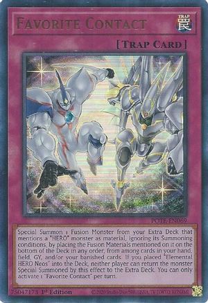 Favorite Contact [POTE-EN069] Ultra Rare - Trinity Hobby