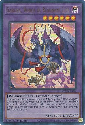 Garura, Wings of Resonant Life [POTE-EN082] Ultra Rare - Trinity Hobby