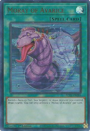 Moray of Avarice [POTE-EN084] Ultra Rare - Trinity Hobby