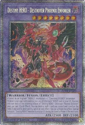 Destiny HERO - Destroyer Phoenix Enforcer [POTE-EN100] Starlight Rare - Trinity Hobby