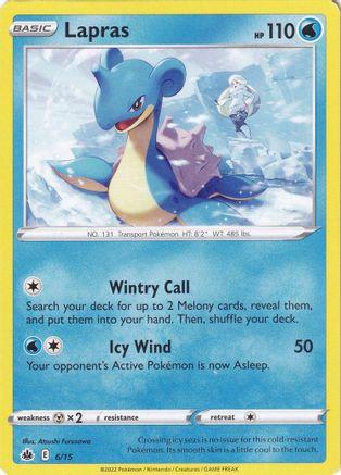 Lapras (6/15) [McDonald's Promos: Match Battle] - Trinity Hobby