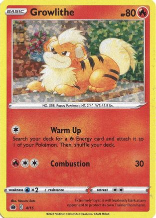 Growlithe (4/15) [McDonald's Promos: Match Battle] - Trinity Hobby