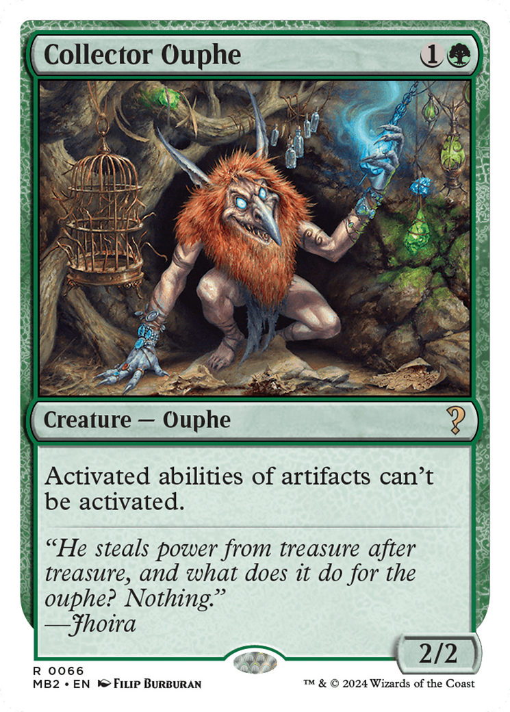 Collector Ouphe (White Border) [Mystery Booster 2] - Trinity Hobby