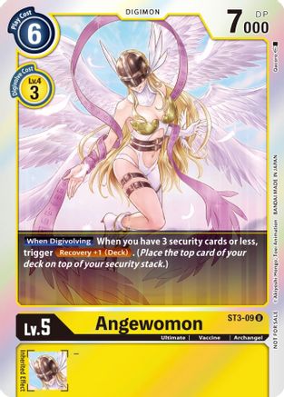 Angewomon [ST3-09] (Official Tournament Pack Vol. 6) [Starter Deck: Heaven's Yellow Promos] - Trinity Hobby