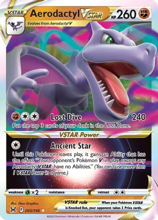 Aerodactyl VSTAR (093/196) [Sword & Shield: Lost Origin] - Trinity Hobby