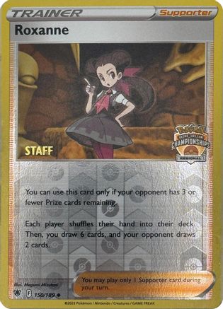 Roxanne (150/189) (Regional Championships) (Staff) [Sword & Shield: Astral Radiance] - Trinity Hobby