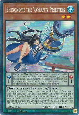 Shinonome the Vaylantz Priestess [TAMA-EN001] Collector's Rare - Trinity Hobby