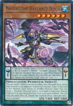 Nazuki the Vaylantz Ninja [TAMA-EN003] Rare - Trinity Hobby