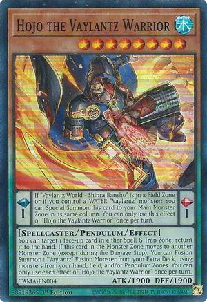 Hojo the Vaylantz Warrior [TAMA-EN004] Super Rare - Trinity Hobby