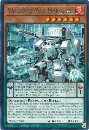 Vaylantz Mad Marquess [TAMA-EN007] Rare - Trinity Hobby