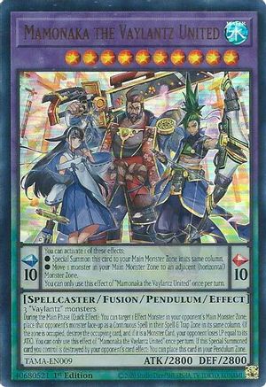 Mamonaka the Vaylantz United [TAMA-EN009] Ultra Rare - Trinity Hobby