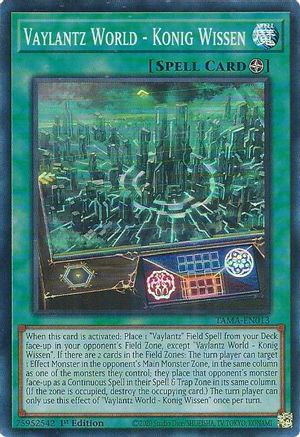 Vaylantz World - Konig Wissen [TAMA-EN013] Super Rare - Trinity Hobby